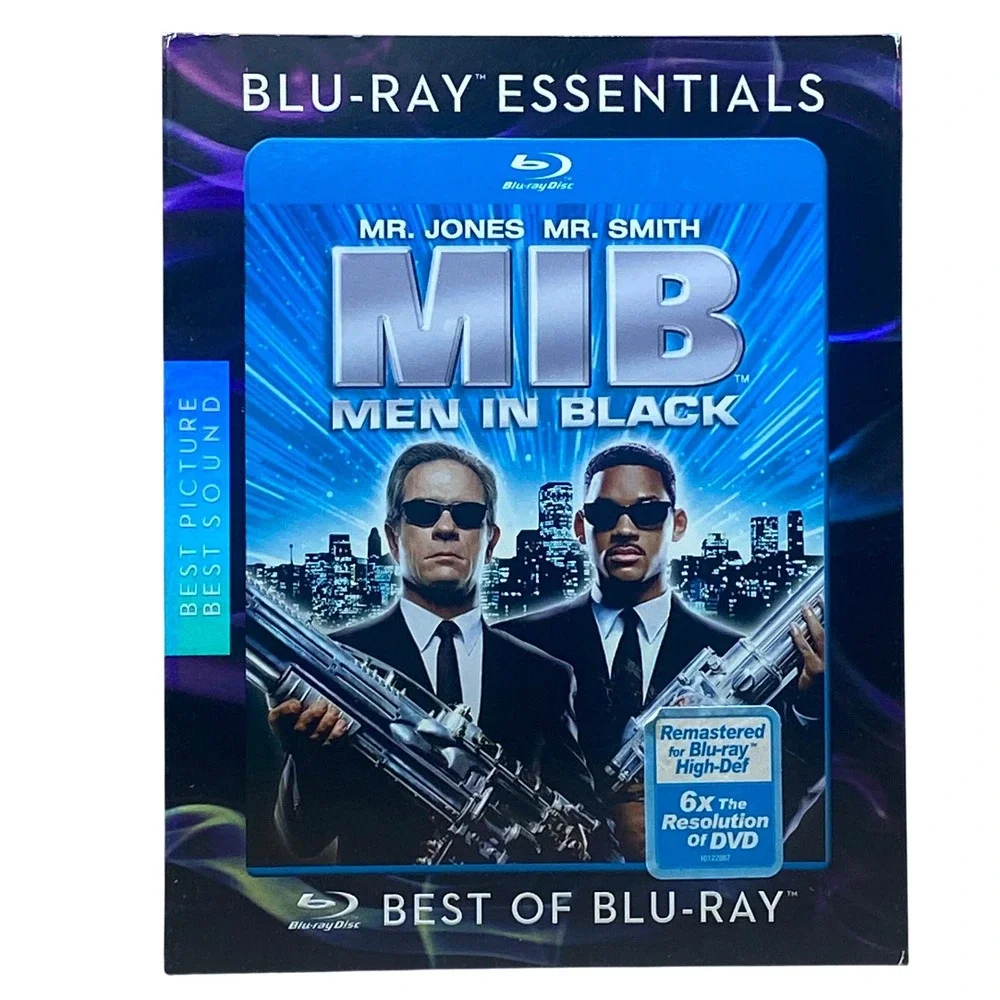 Men In Black MIB Blu-ray Essentials Remastered Will Smith Sci-Fi Movie 25231ORR